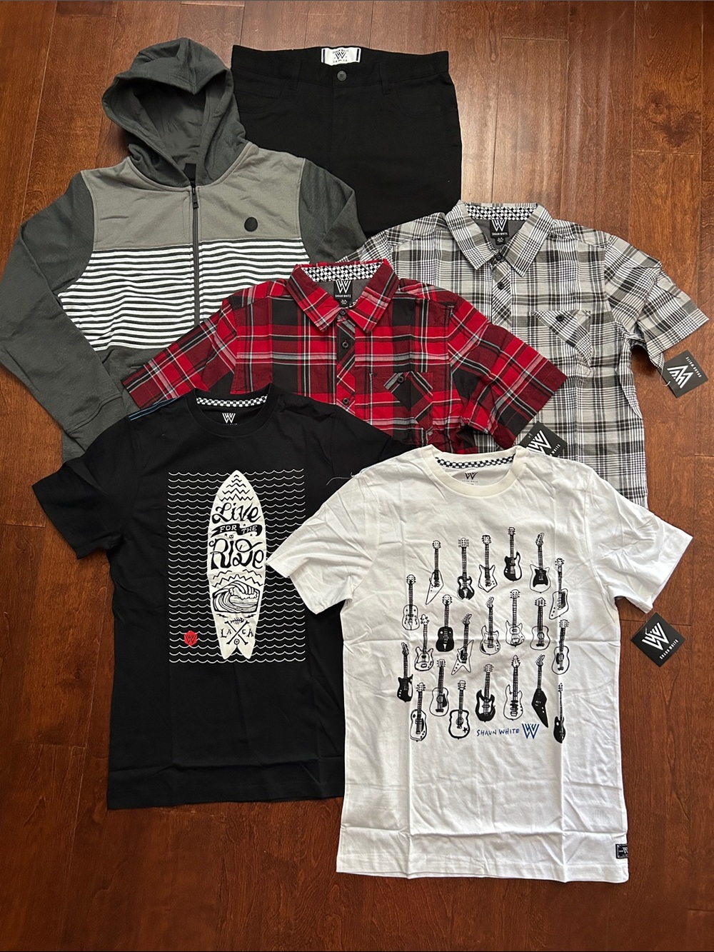 Shaun White 6 Piece Skater Kid Bundle, Size XL 16, NWT